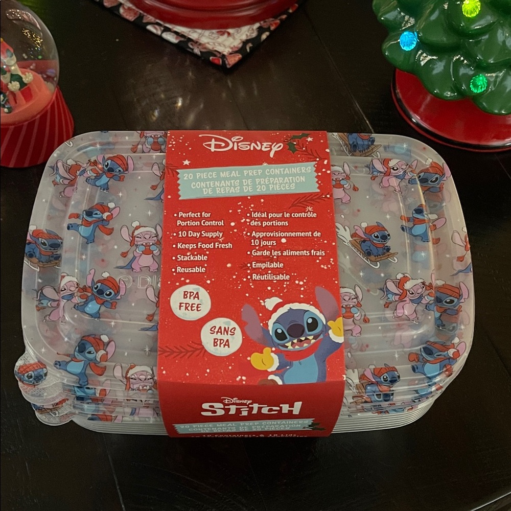 Disney Stitch Meal Prep Container - Blue and Red